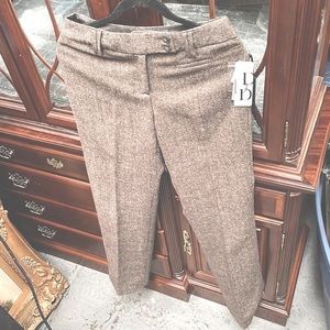 Dalia Collection Women’s Wool Blend Fabric Pants